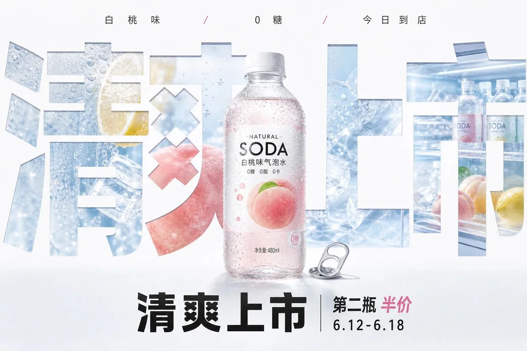 毕业季文字景观视觉海报