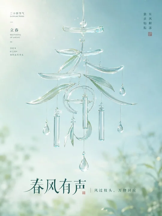 东方极简高级视觉海报生成模版