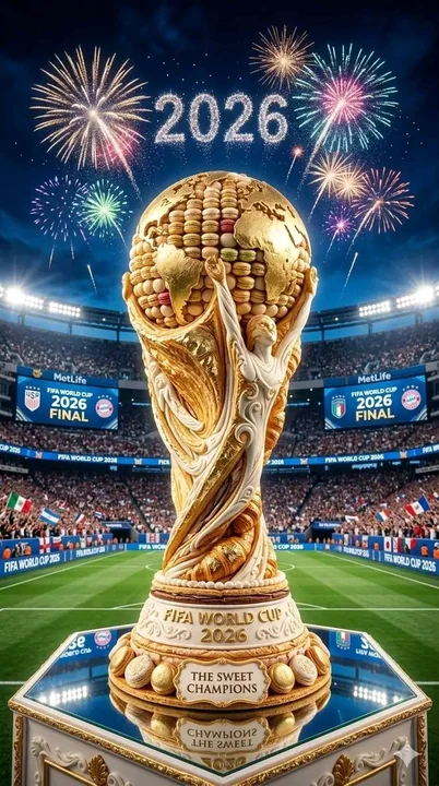 2026世界杯美食糕点奖杯电影级写实
