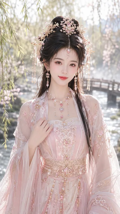 唐风幻想古风仙侠春日女主写真