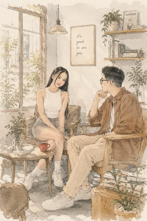 精致日系生活方式插画