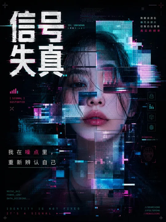 高级中文人物拼贴艺术海报