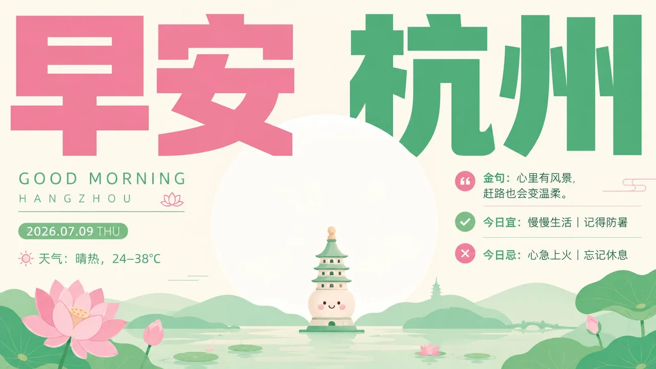 治愈系简约清新图文海报设计
