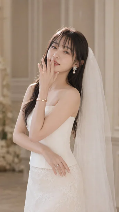 高端超写实欧式婚纱时尚人像