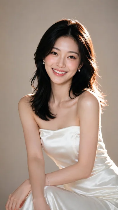 极度写实东亚女性美妆人像