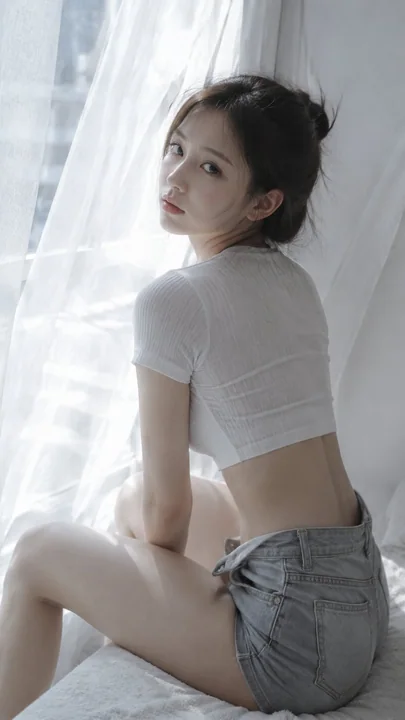 写实纯欲风格东方女性生活照