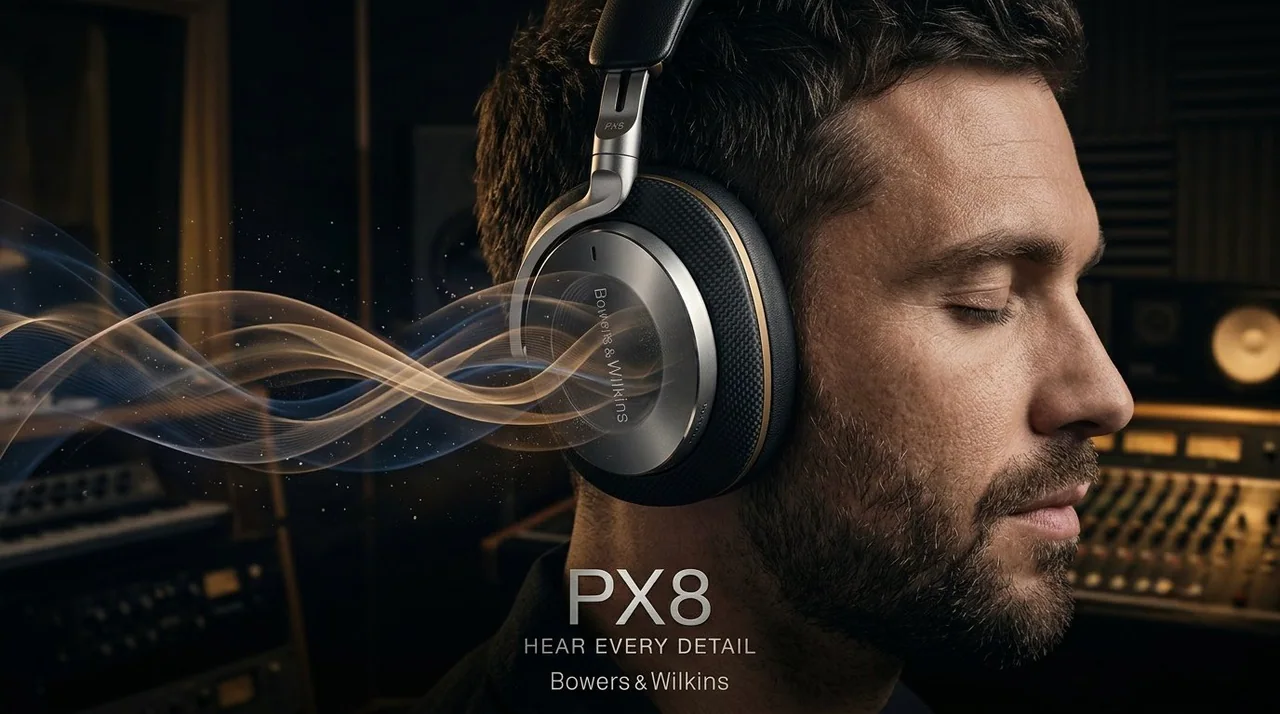 宝华韦健Px8奢华耳机电影级广告海报