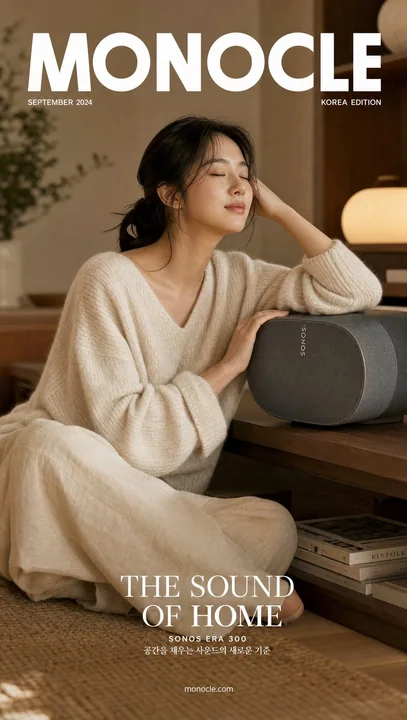 韩国女性极简主义生活方式杂志封面