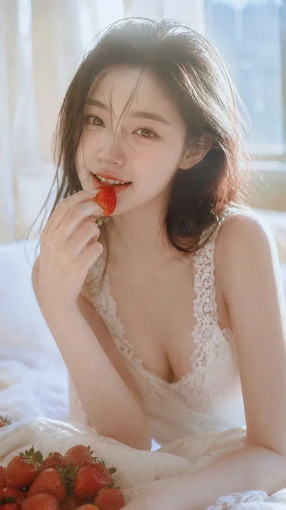 日系复古胶片感晨间少女写真