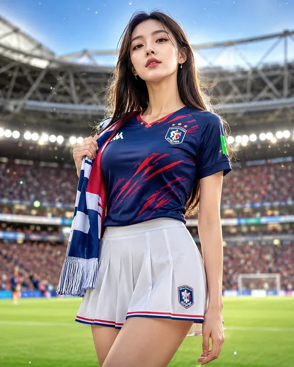绿茵场上的时尚焦点世界杯足球宝贝