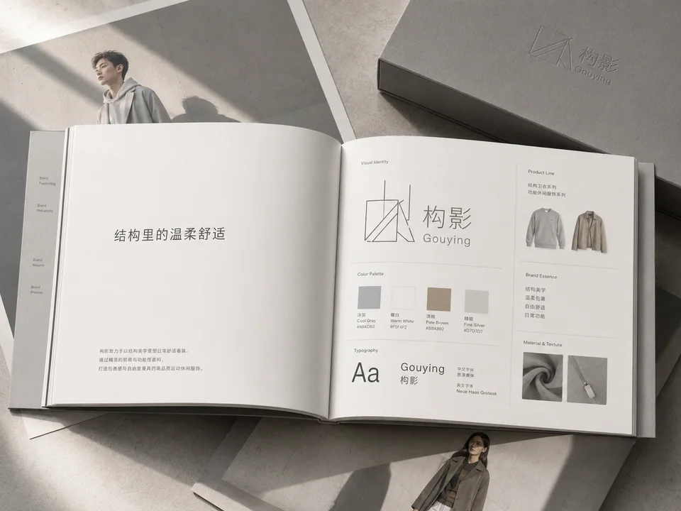 极简建筑风格品牌全案视觉画册设计