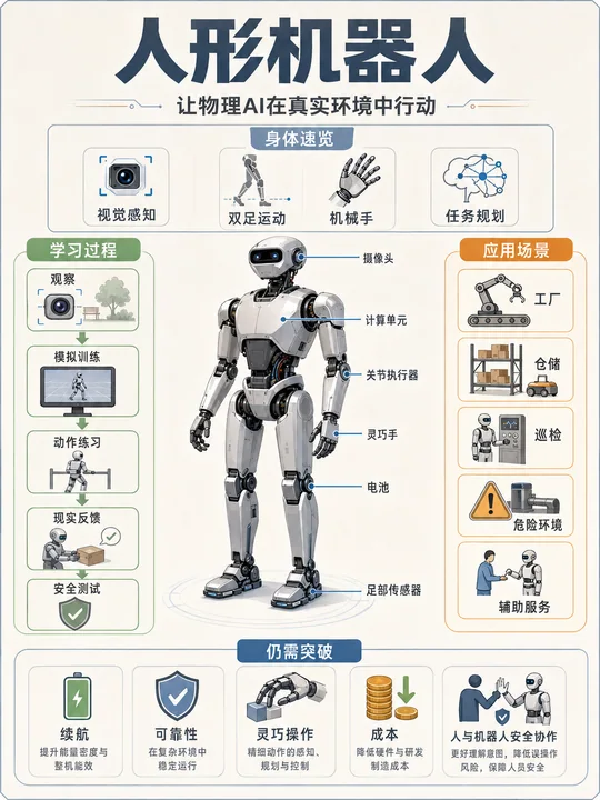 深度解析人形机器人:物理AI的进阶之路