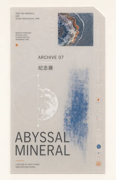 深海矿物与静默地质时间现代博物馆票券