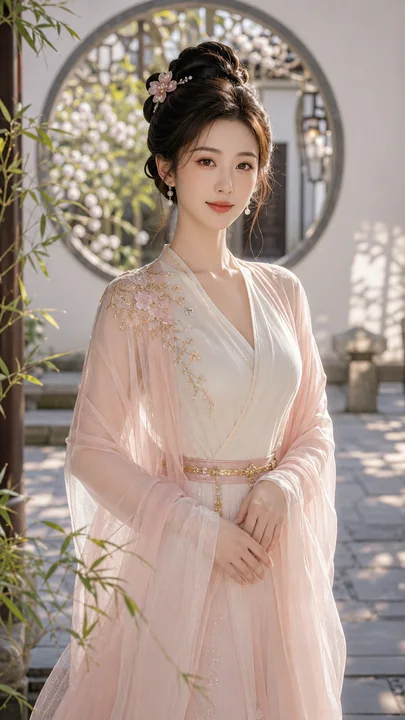 唐风春晖幻想仕女:端雅清甜的东方韵味