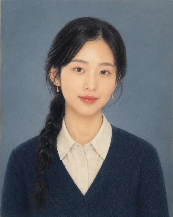 1980年代国营照相馆风格复古证件照