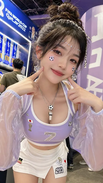 世界杯甜美足球宝贝商业大片