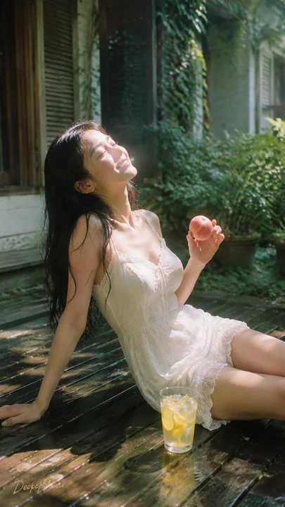 90年代盛夏青春电影感女性写真
