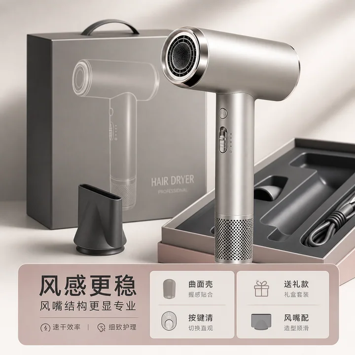 父亲节精致理容吹风机礼盒主图