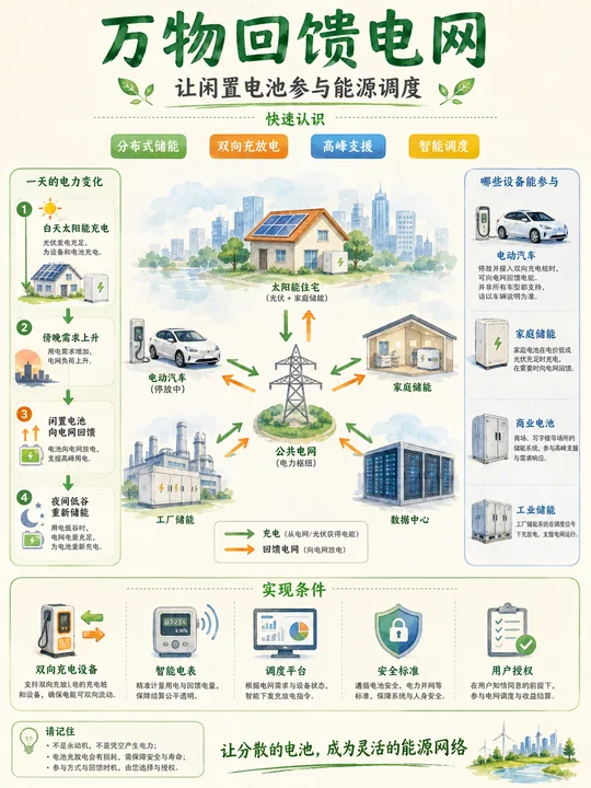 万物回馈电网:分布式储能如何改变能源未来