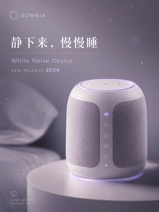雾紫愈疗：音疗助眠设备新品发布KV