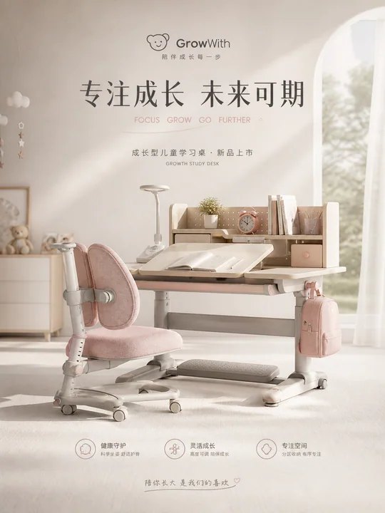 暖意陪伴:母婴品牌新品发布主视觉海报