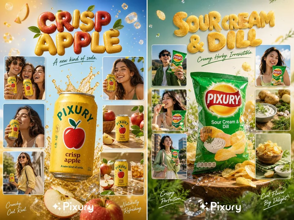 高端商业产品杂志风拼贴海报