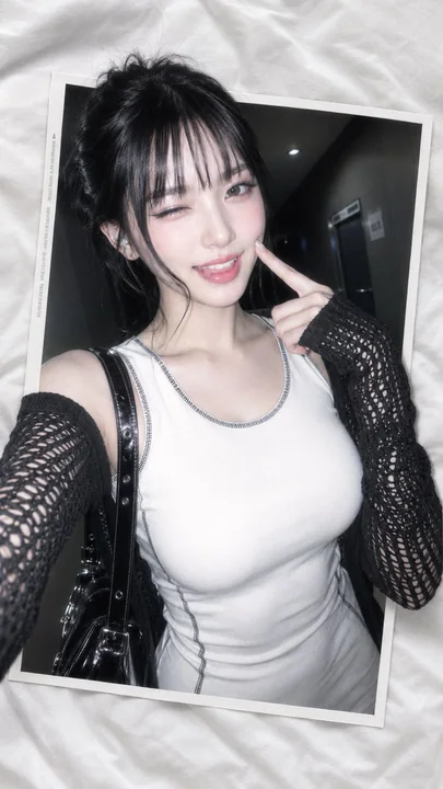 韩系Kpop后台闪光灯拼贴摄影