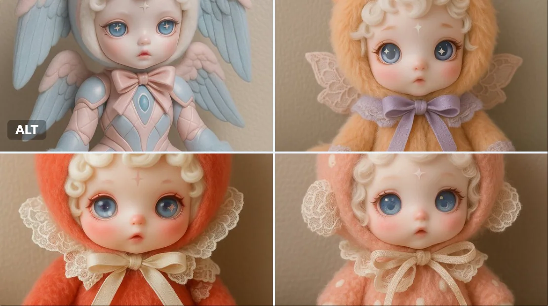 Cute designer plushie