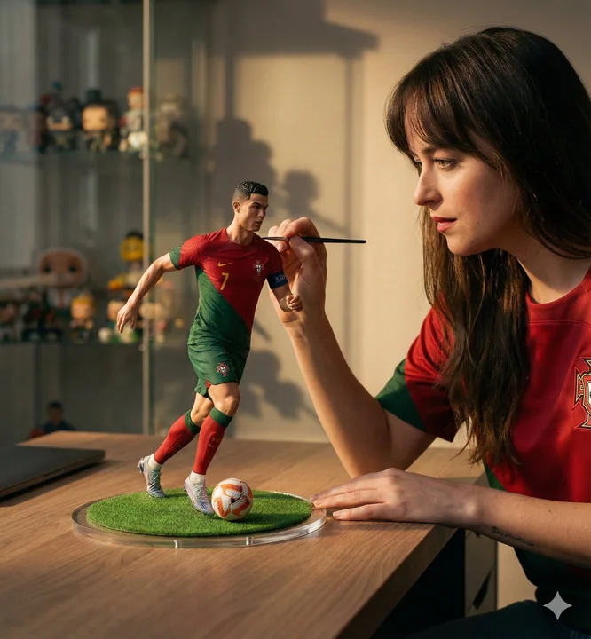Mini CR7 Moment de peinture