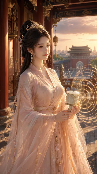唐风幻想朝仪宫礼乐圣女写真