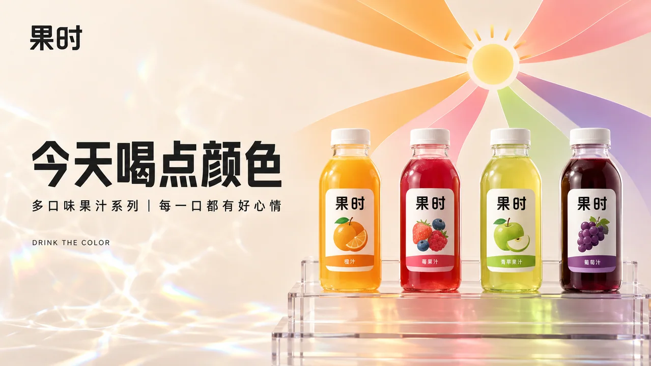 缤纷果汁系列:每一口都是彩虹心情