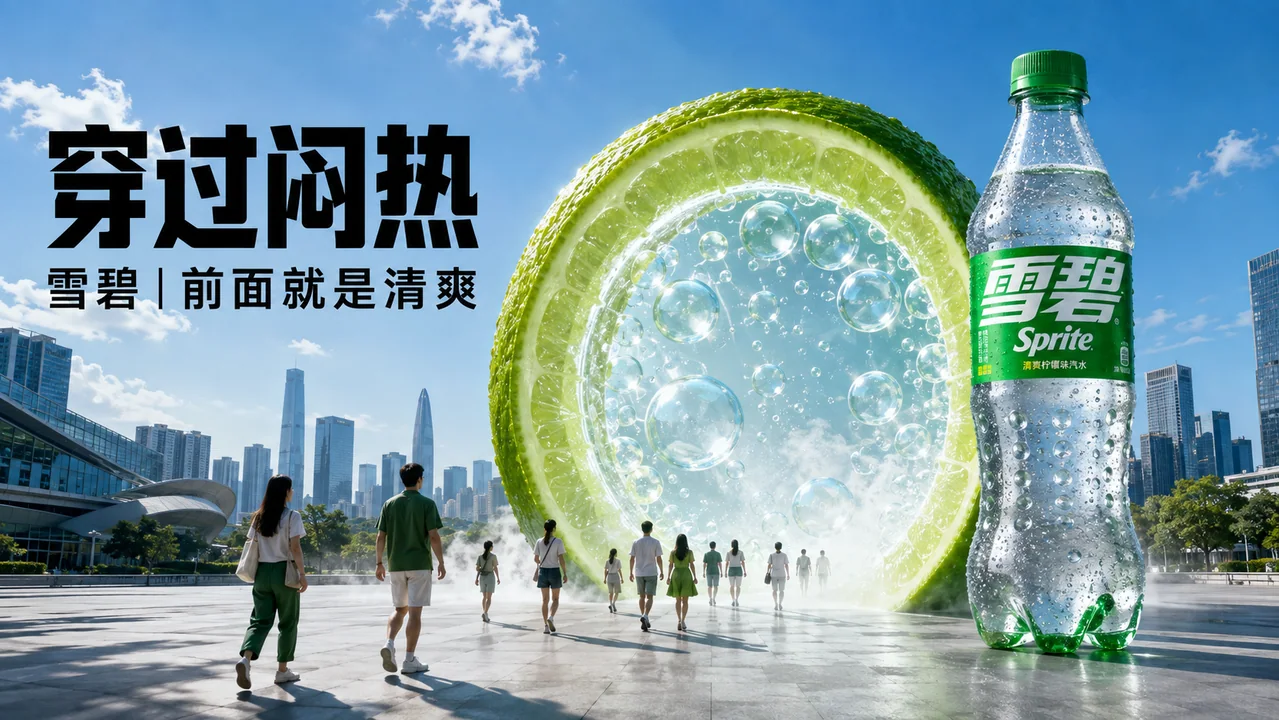 穿过酷热直抵雪碧清爽门户