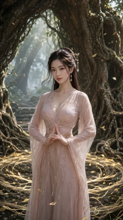秘境守门人:唐风幻梦中的静谧之美