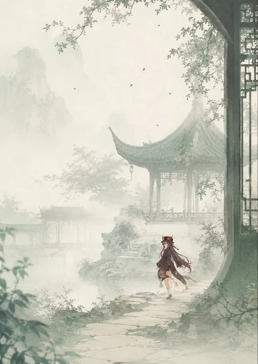 新中式极简东方意境海报