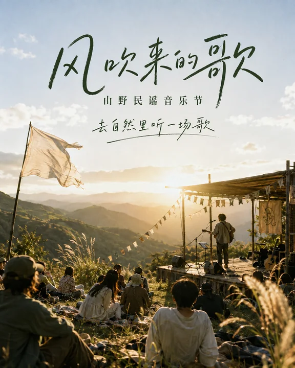 山野民谣音乐节:风吹来的歌海报