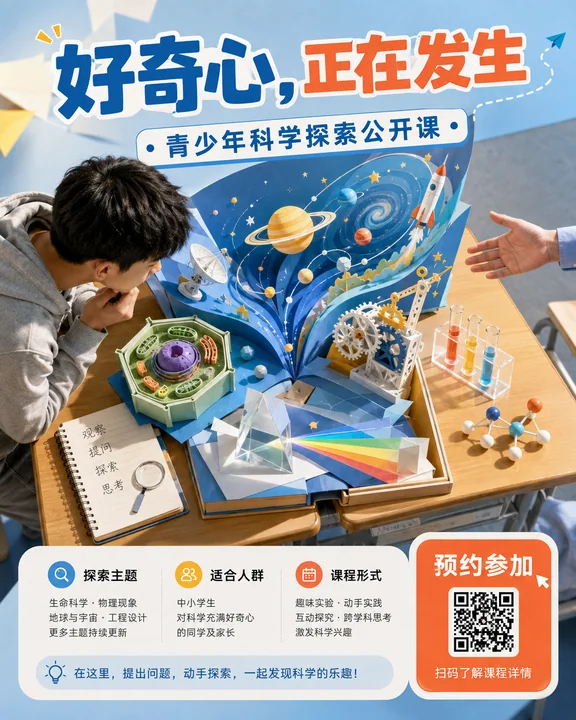 开启微型科学宇宙:好奇心正在发生公开课海报
