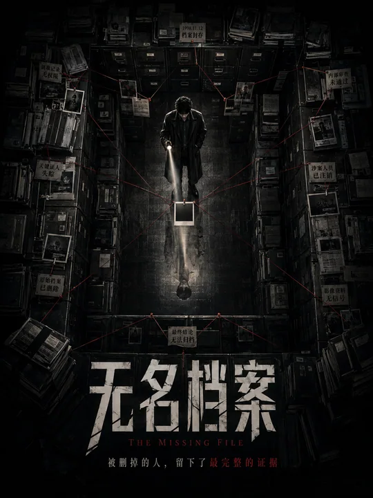 深夜档案室里的无名真相推理海报