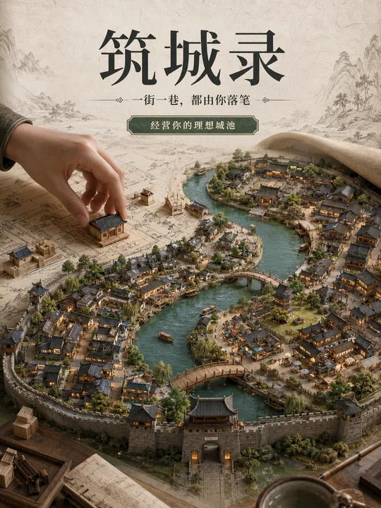 筑城录：指尖勾勒出的新中式古城蓝图