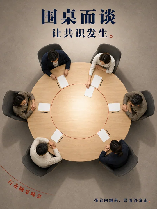 圆桌峰会共识之光招募海报