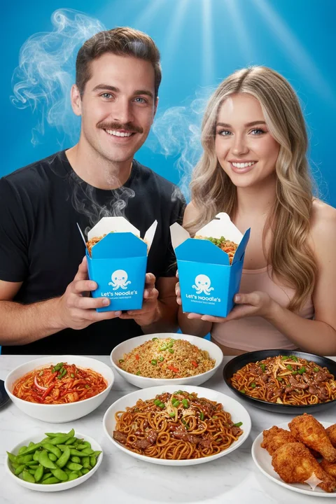 Photo de couple de nouilles Vitalité boîte bleue