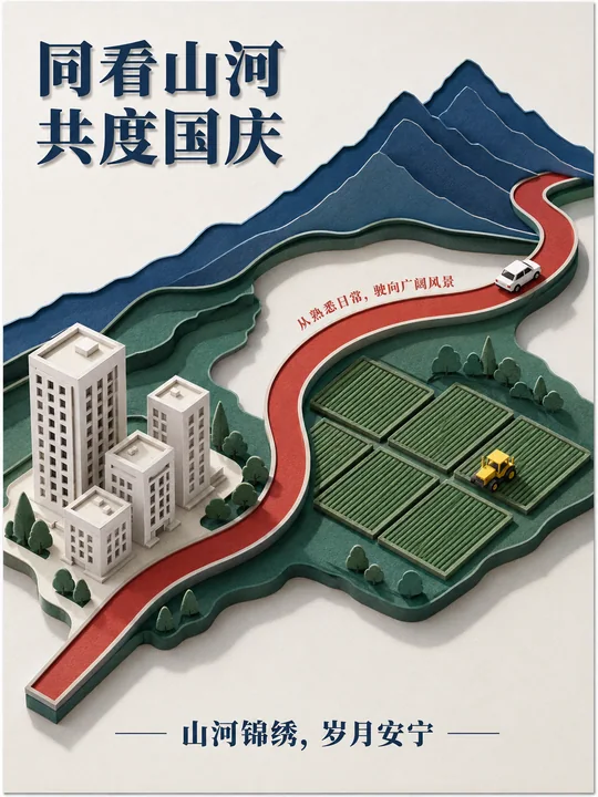匠心纸艺五层长卷描绘山河锦绣