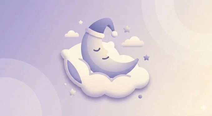 Illustration minimaliste aux formes arrondies