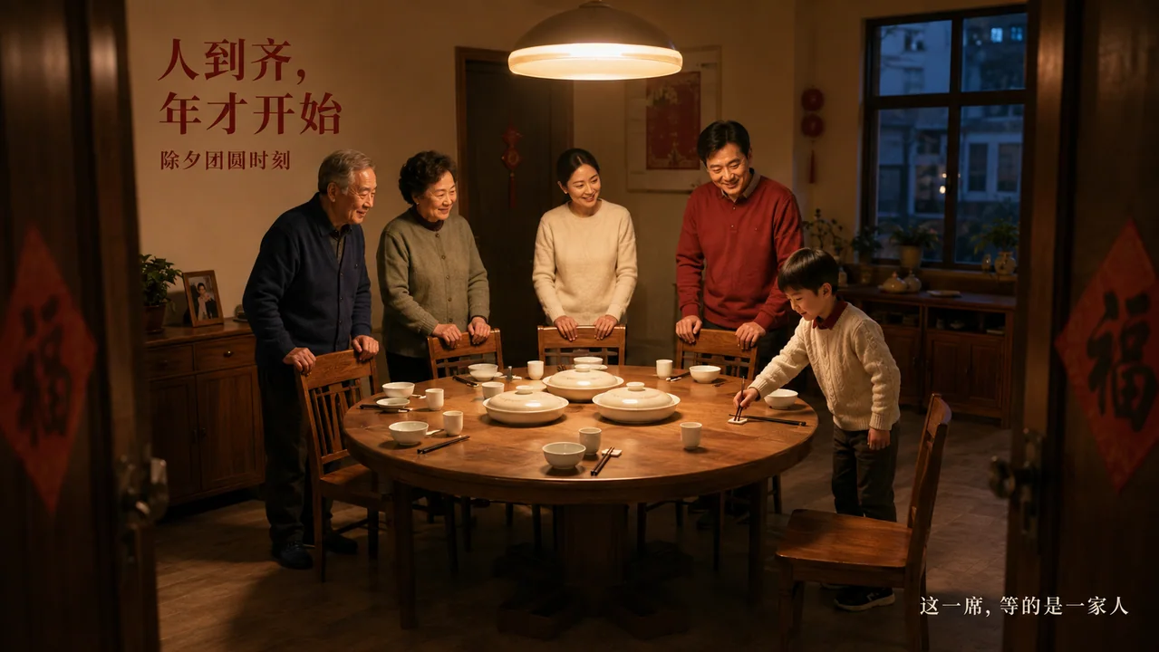人到齐年才开始：除夕最后一双筷子