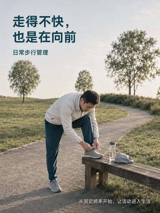 走得不快也是在向前海报