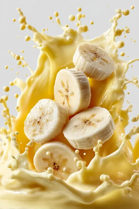 Un film publicitaire de lait de fruit éclaboussant