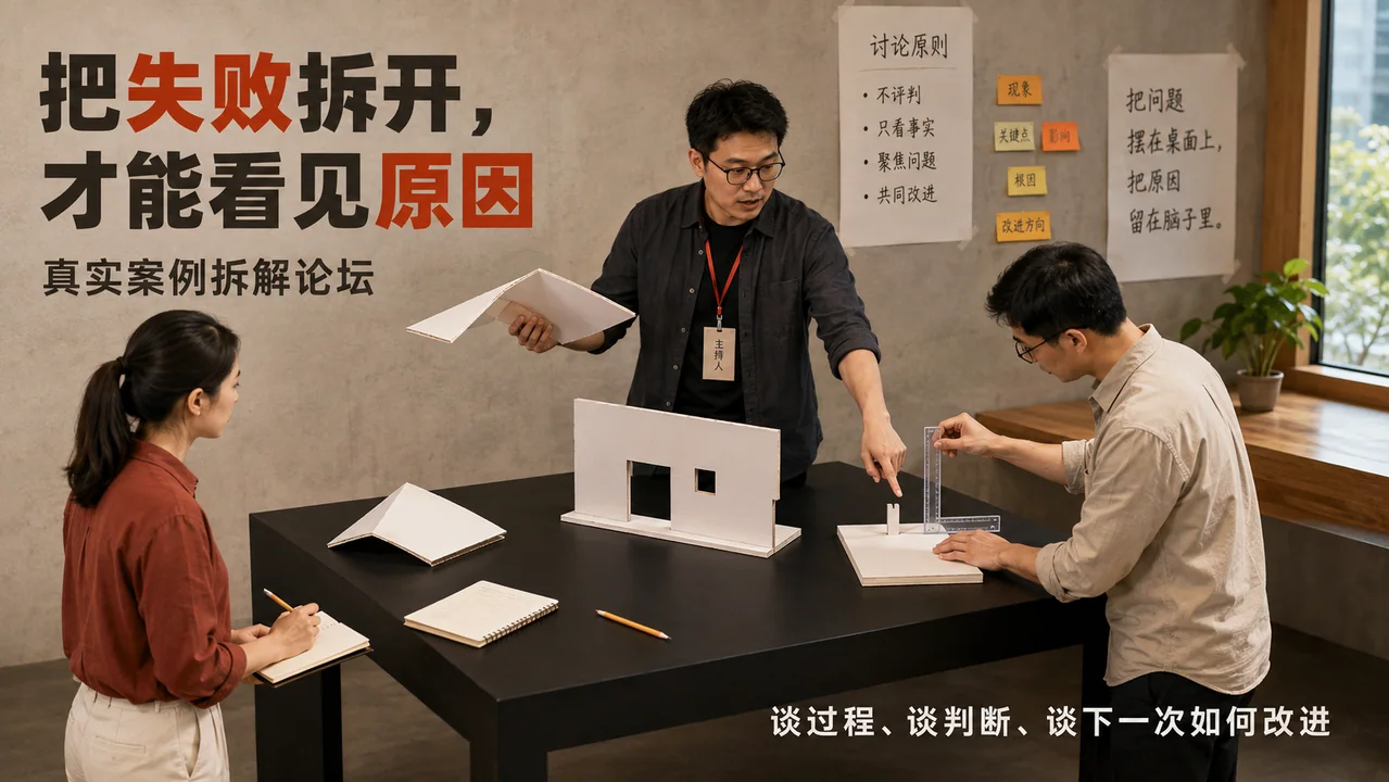 把失败拆开看见原因案例拆解论坛