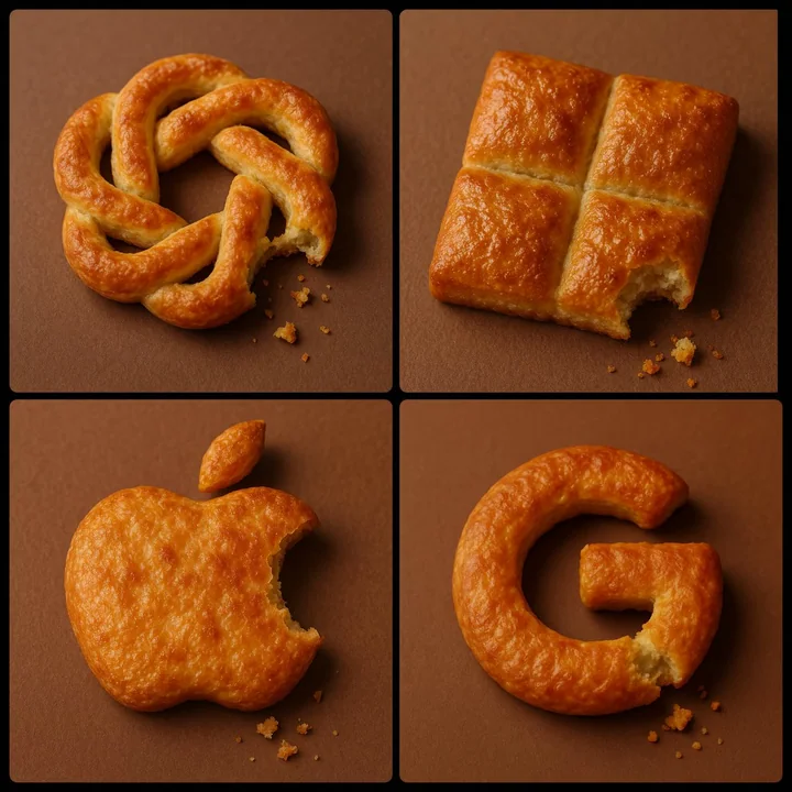 Pâtisserie partiellement mordue