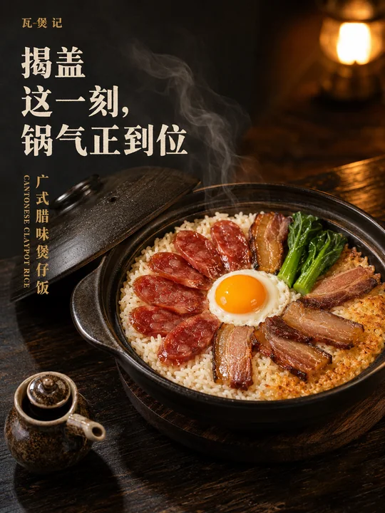 瓦煲记:揭盖瞬间的极致锅气与焦香腊味