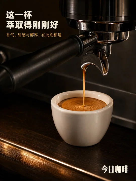极致萃取瞬间精品咖啡海报