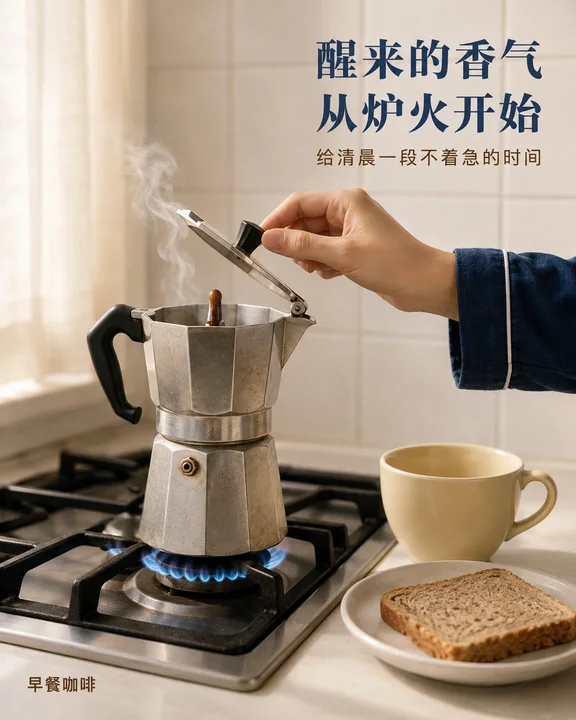 晨光里的第一缕咖啡香气
